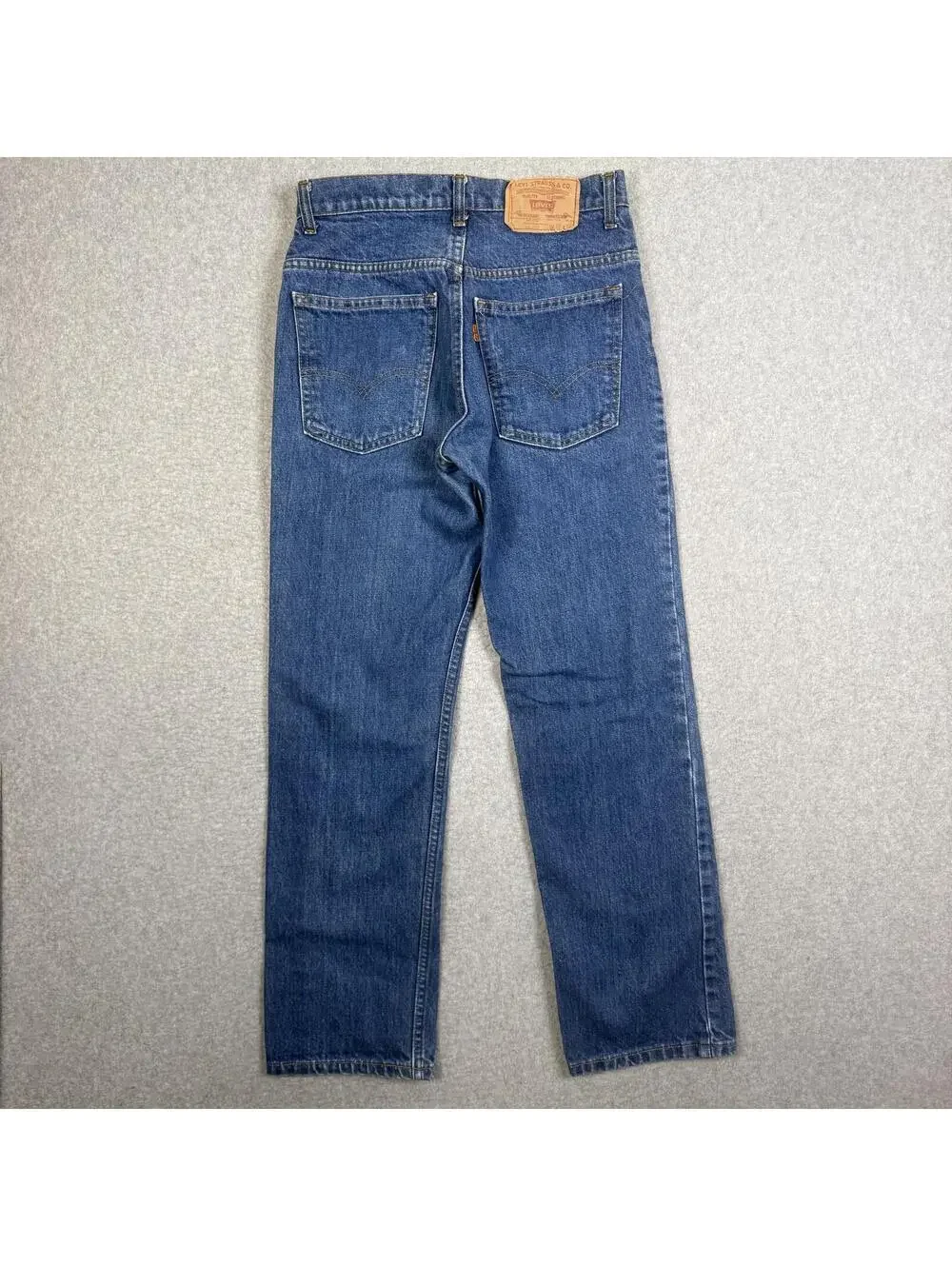 Levi's Men's Size 30x30 Orange Tab 519 Skinny Medium Wash Blue Jeans